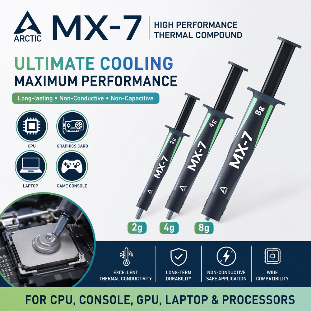 Thermal Paste Cpu - ARCTIC MX-7 4G 8G 2G Ultimate