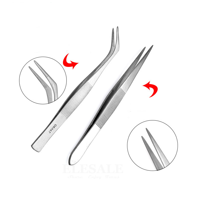 Electronics Repair Training - Stainless Steel Tweezers Grip Small Things
