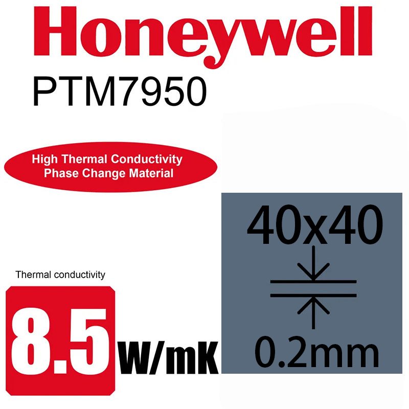 Thermal Paste Cpu - Honeywell PTM7950 8.5W 0.2 0.25mm Phase