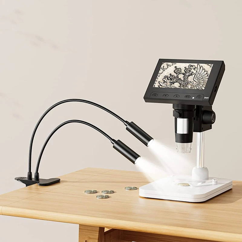 Gooseneck Lamp Microscope LED  - Electronics Repair Microscope review and price