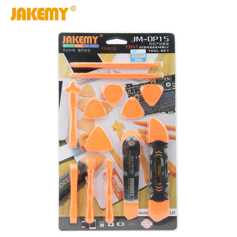 JAKEMY 13 in 1 Smartphone Pry  - Spudger Plastic Set review and price