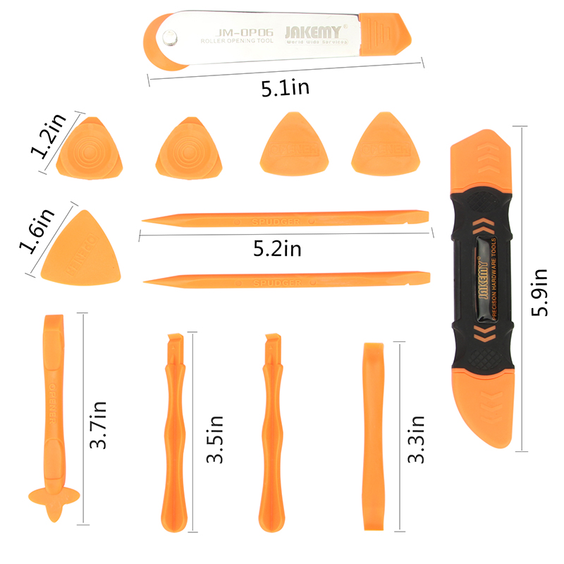 JAKEMY 13 in 1 Smartphone Pry  - Spudger Plastic Set review and price