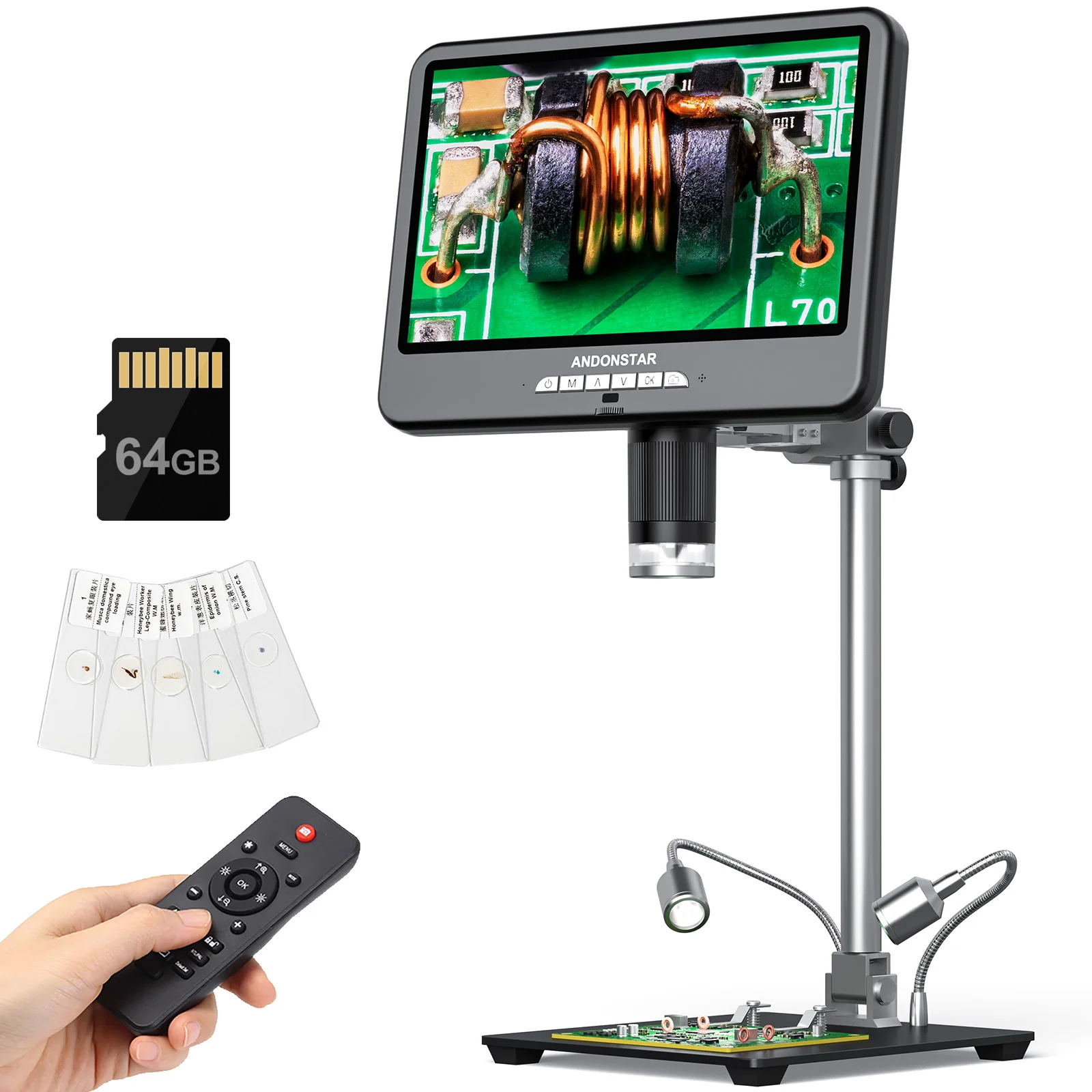 Andonstar AD210S-Pro 4K 60FPS  - Electronics Repair Microscope review and price