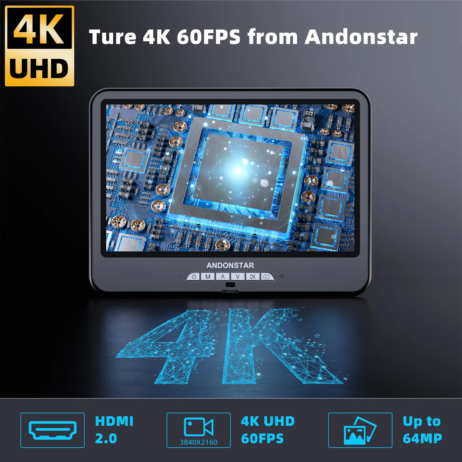 Andonstar AD210S-Pro 4K 60FPS  - Electronics Repair Microscope review and price