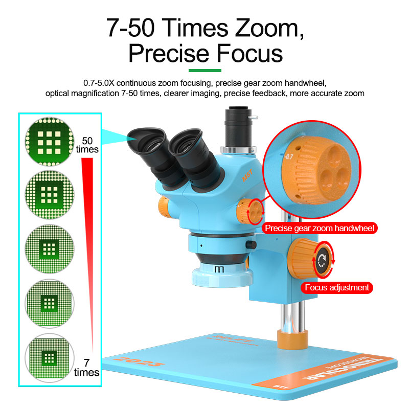 RELIFE RL-M5T-B11 0.7-5.0 Cont - Electronics Repair Microscope review and price