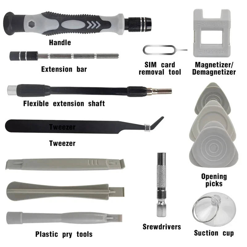 Portable 115in1 Magnetic Screw - Electronics Repair Services review and price
