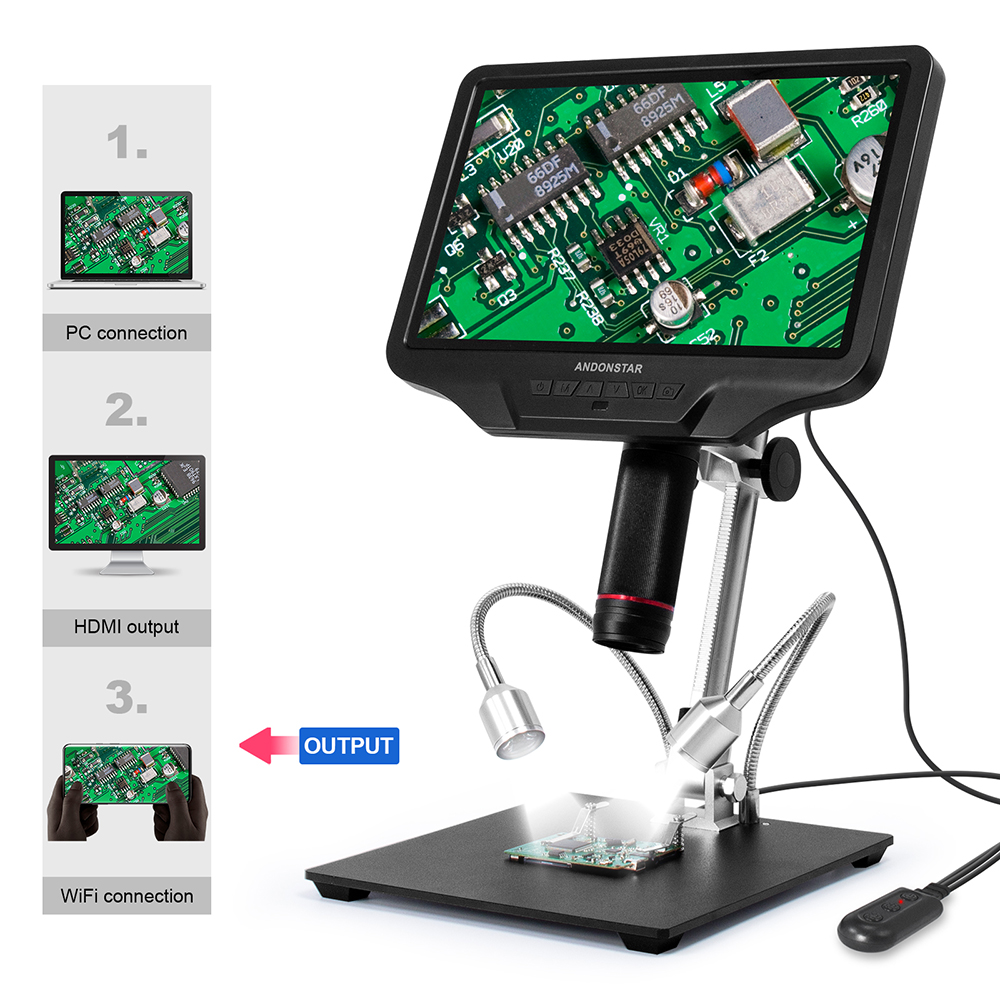 Andonstar AD409 HDMI Digital M - Electronics Repair Microscope review and price
