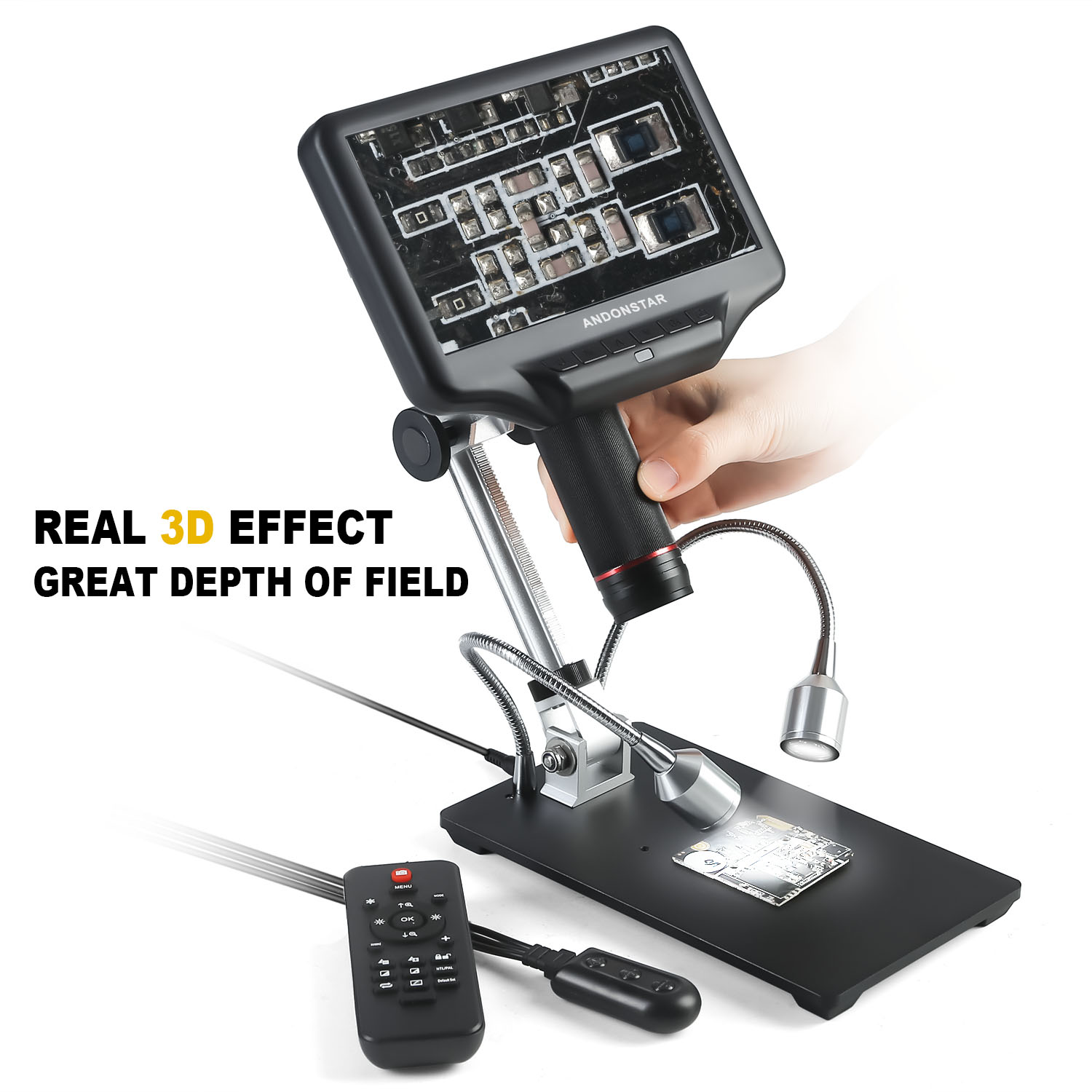 Andonstar AD407 HDMI Soldering - Electronics Repair Microscope review and price