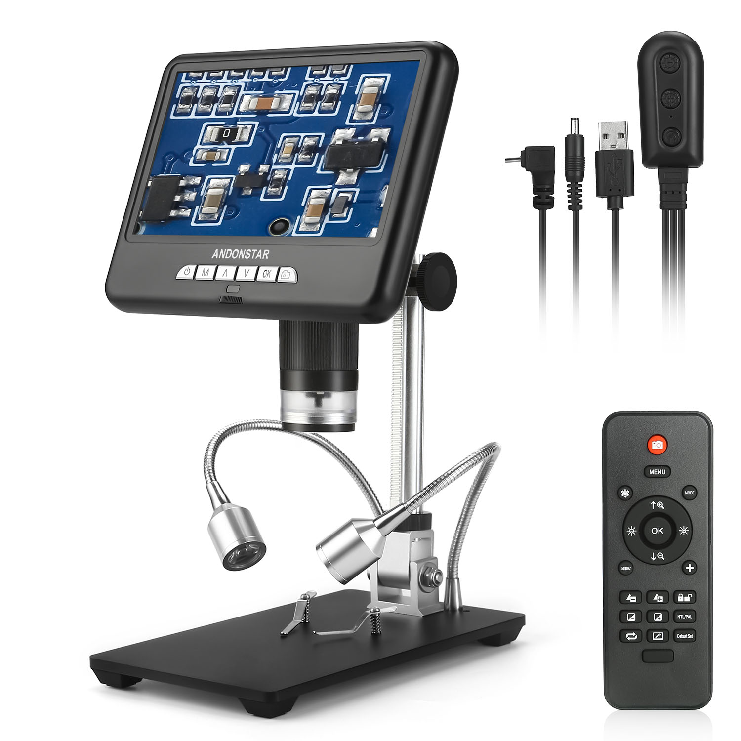 Andonstar AD407 HDMI Soldering - Electronics Repair Microscope review and price