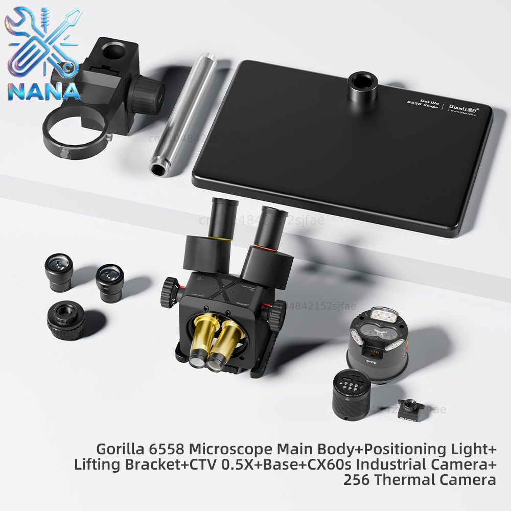 Qianli 6558 Gorilla Trinocular - Electronics Repair Microscope review and price